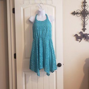 Xhilaration Teal Aztec Dress